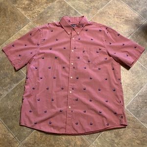 Chaps Salmon Pink w/ Whales Button Down